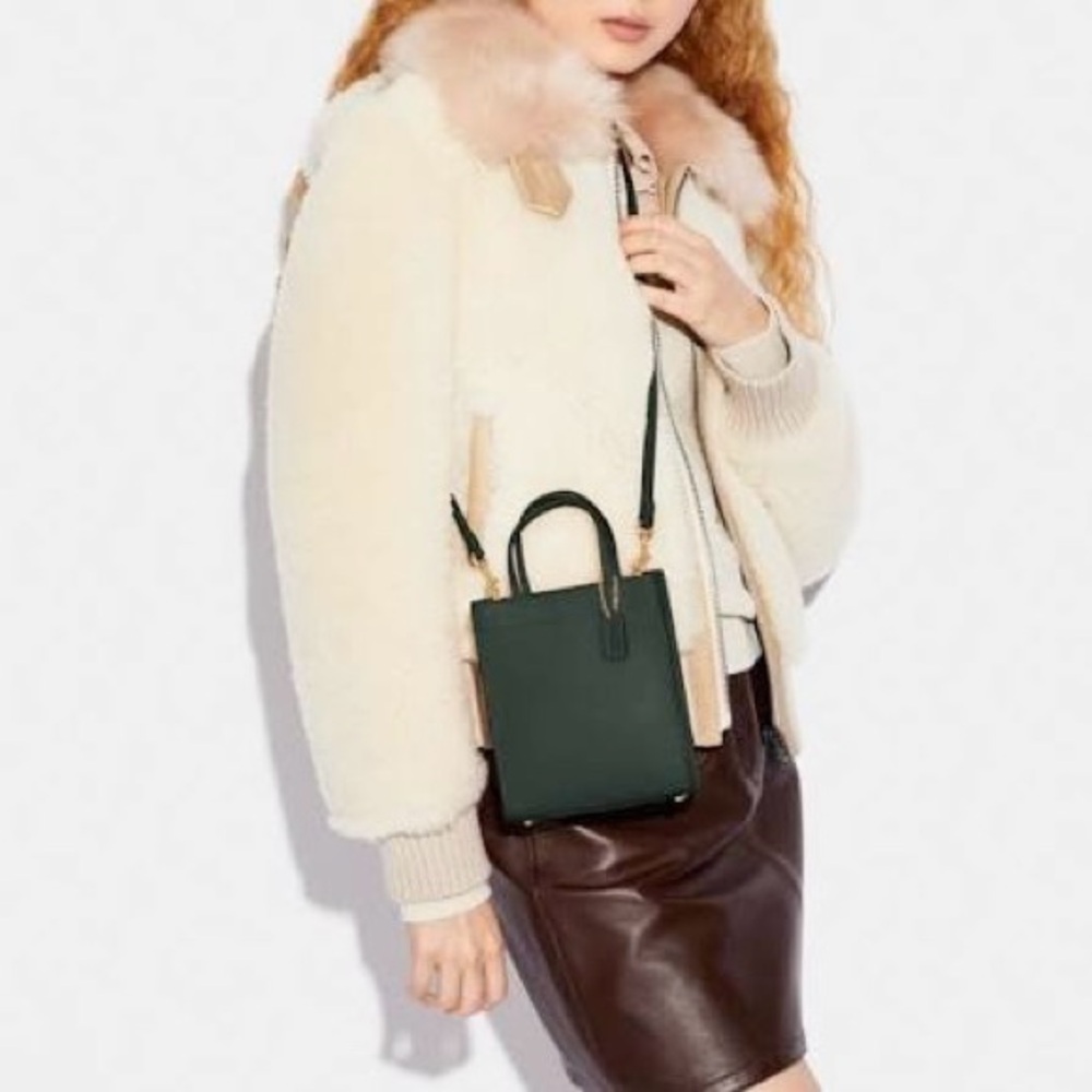 🍀Coach Green Crossbody Bag - Picture 2 of 11